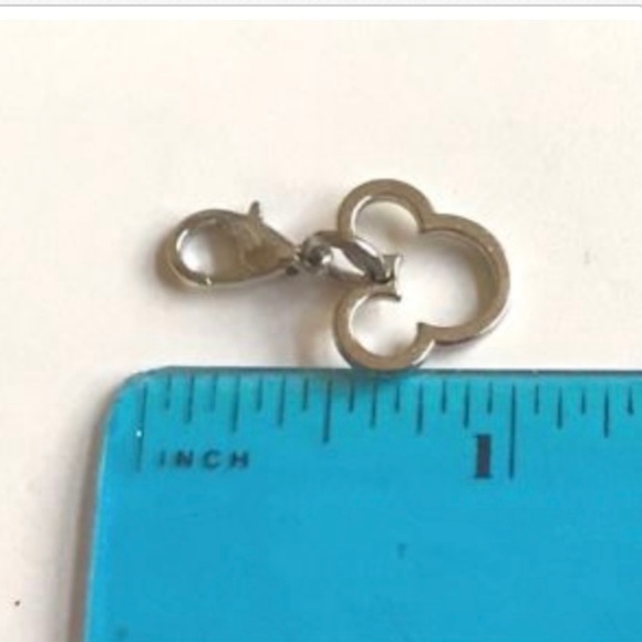 Vintage Mickey Mouse Ears Charm Disney Zipper Pull Purse Charm Icon Clip On - Picture 9 of 10